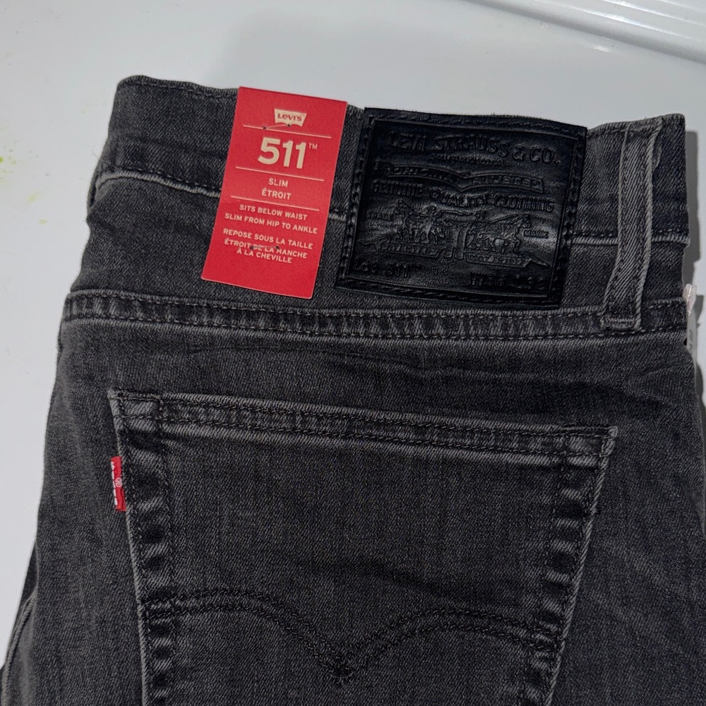 Levi's 511 Slim Jeans in Charcoal Gray